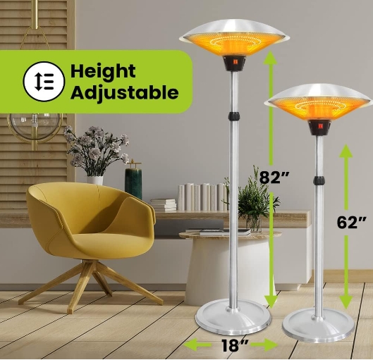 Electric patio heater waterproof